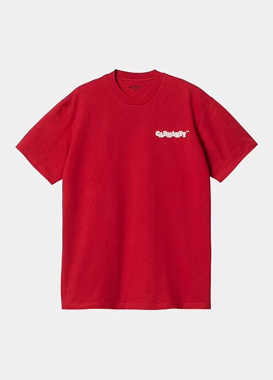 Carhartt WIP Short Sleeve Fast Food T-Shirt em Vermelho