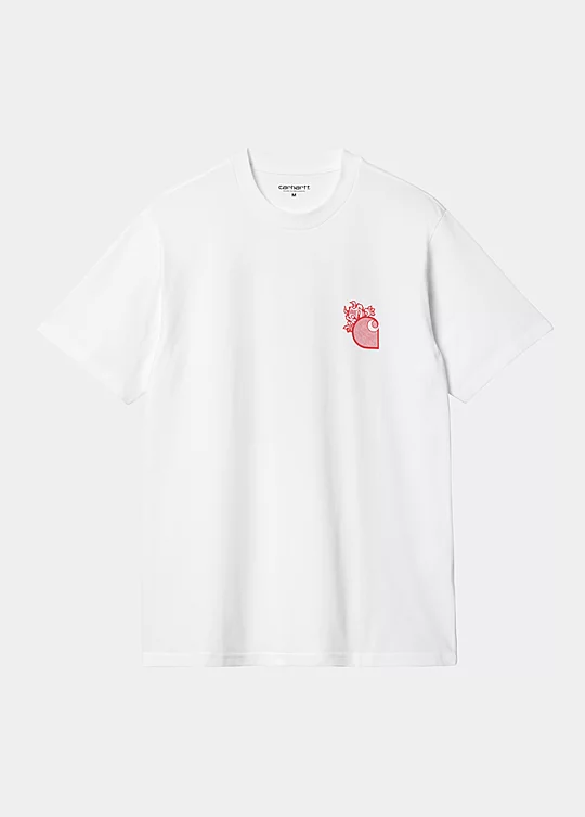 Carhartt WIP Short Sleeve Little Hellraiser T-Shirt Blanc