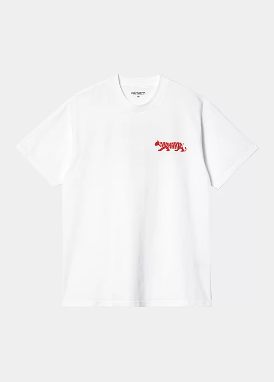 Carhartt WIP Short Sleeve Rocky T-Shirt em Branco