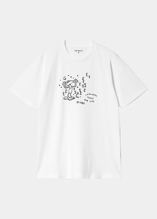 Carhartt WIP Short Sleeve Tools For Life T-Shirt in Weiß