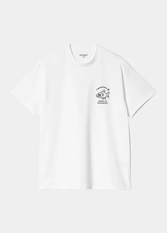 Carhartt WIP Short Sleeve Icons T-Shirt in Bianco