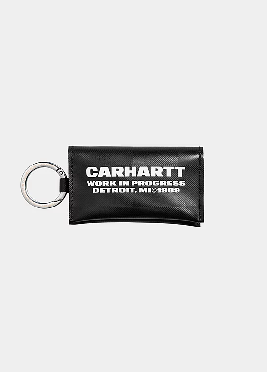 Carhartt WIP Link Script Keychain in Black