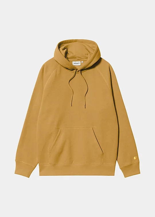 Carhartt WIP Hooded Chase Sweat in Yellow