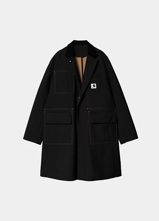 Carhartt WIP sacai x Carhartt WIP Suiting Bonding Coat Noir