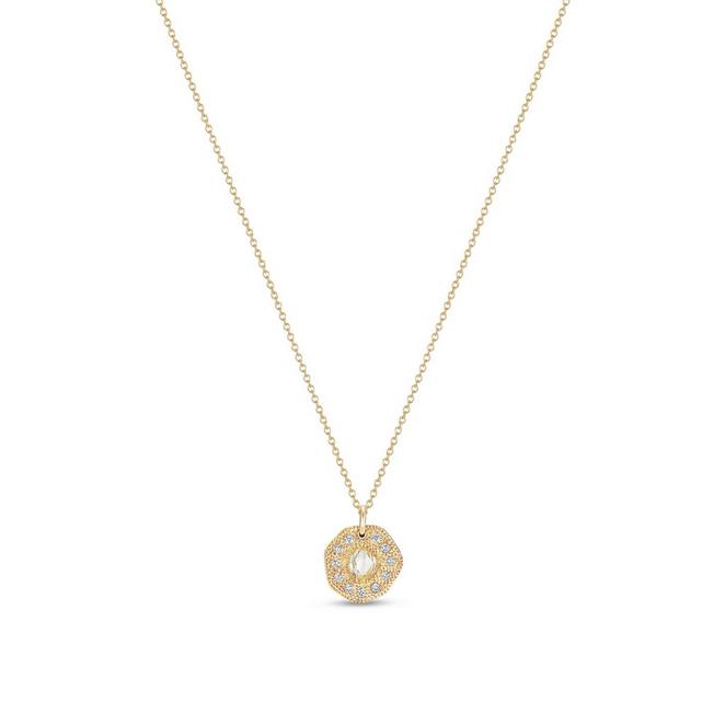 Talisman medal in yellow gold 10 mm