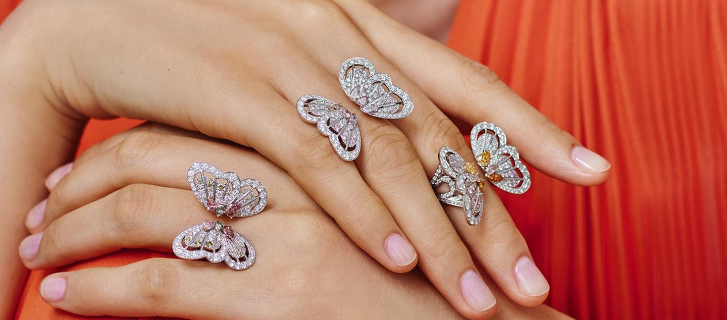 Portraits of Nature by De Beers, Monarch Butterfly Ring