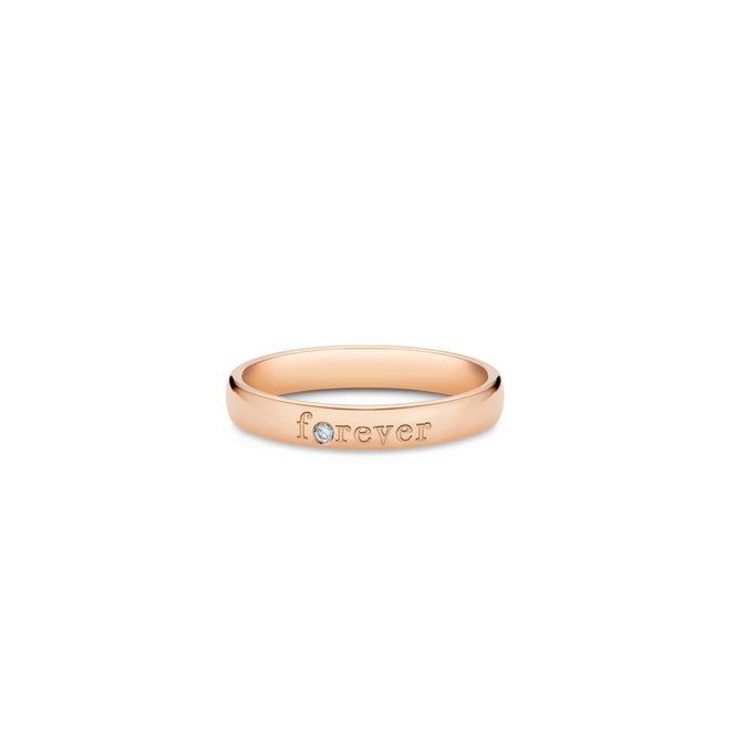 Forever band in rose gold 