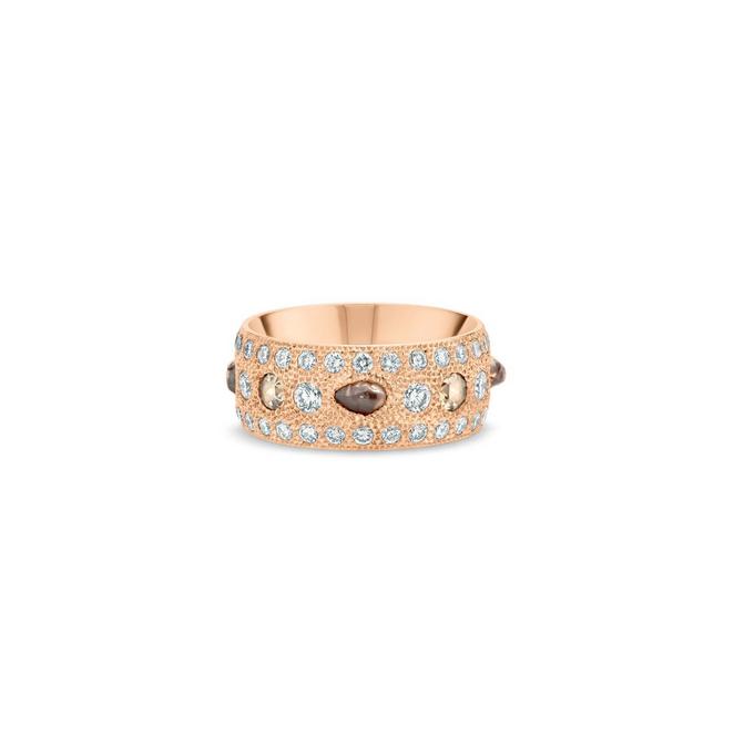 Talisman large band in rose gold