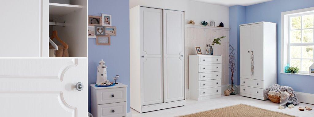 Alora 2 Drawer 2 Door Wardrobe