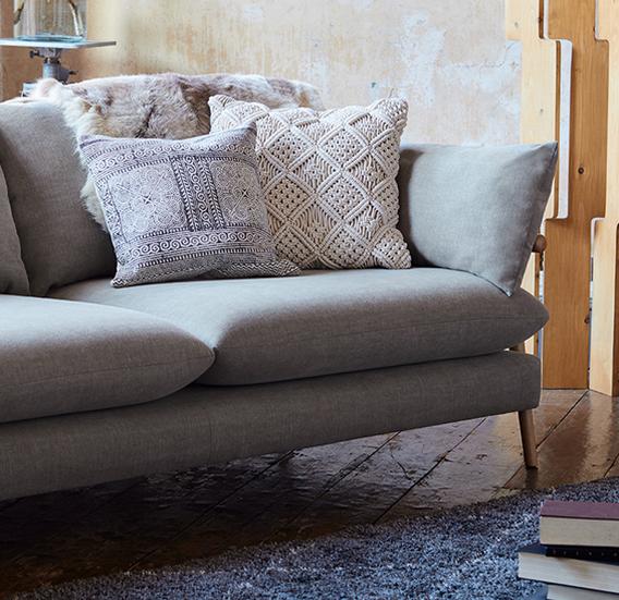 Exclusive brand fabric sofas at DFS