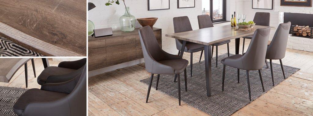 Rioja Fixed Dining Table Set Of 4 Chairs