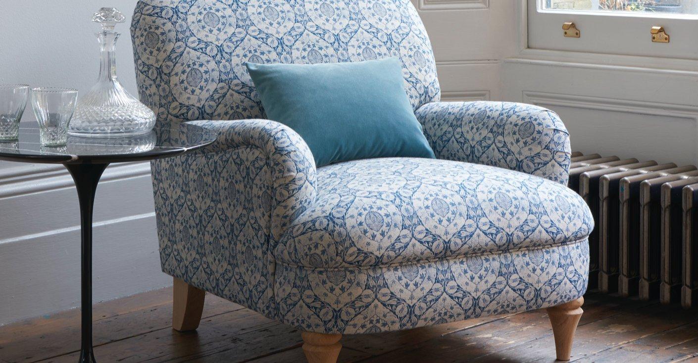 White Sofas in Fabric & Leather Sofa