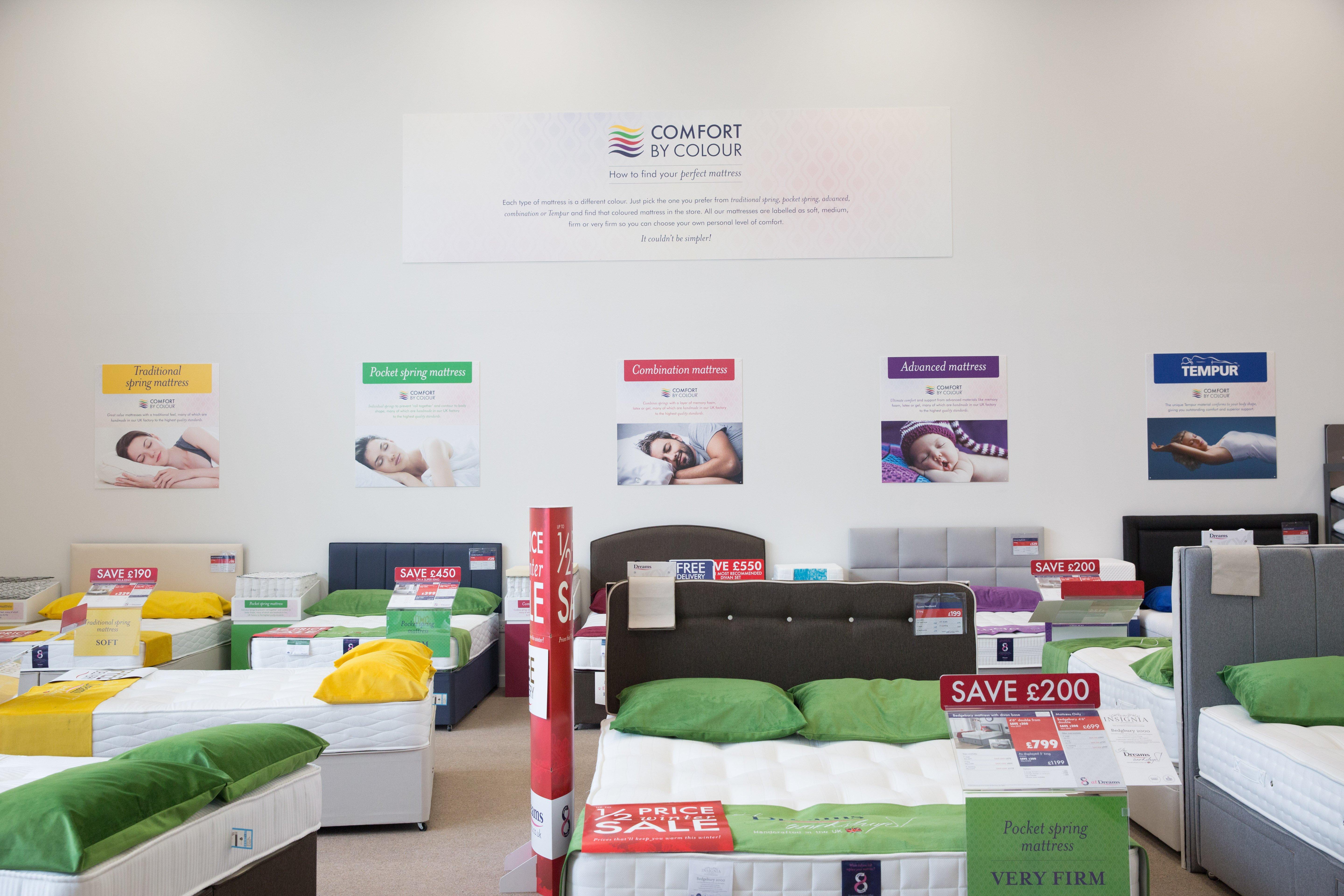 Dreams Store in Norwich Beds, Mattresses & Furniture Dreams