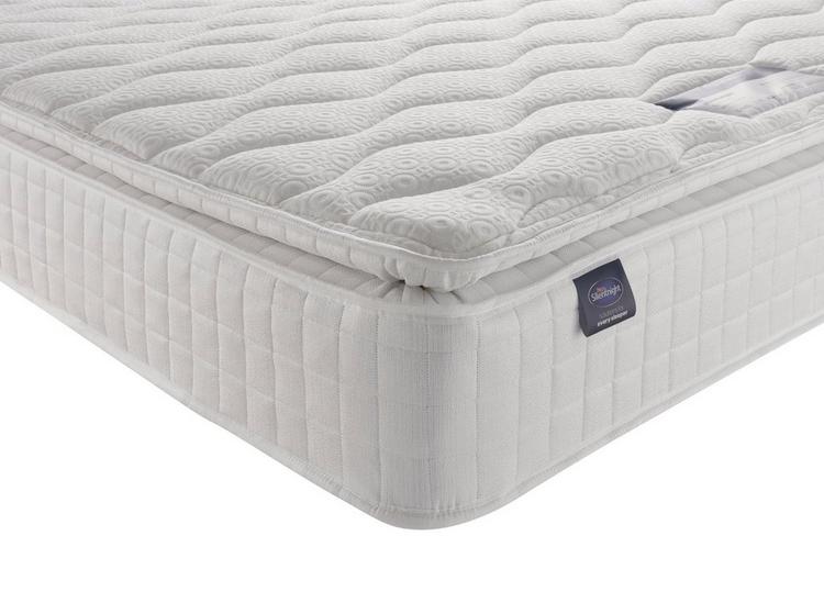 Silentnight 1200 pocket memory online cushion top mattress