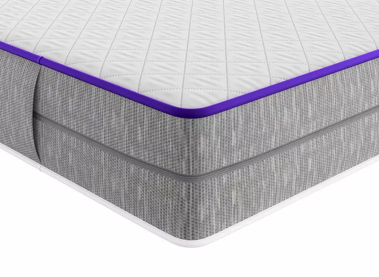 Dailydream viscoelastic mattress topper Model M with memory foam effect, 140x190x5cm, Clean Ocean edition