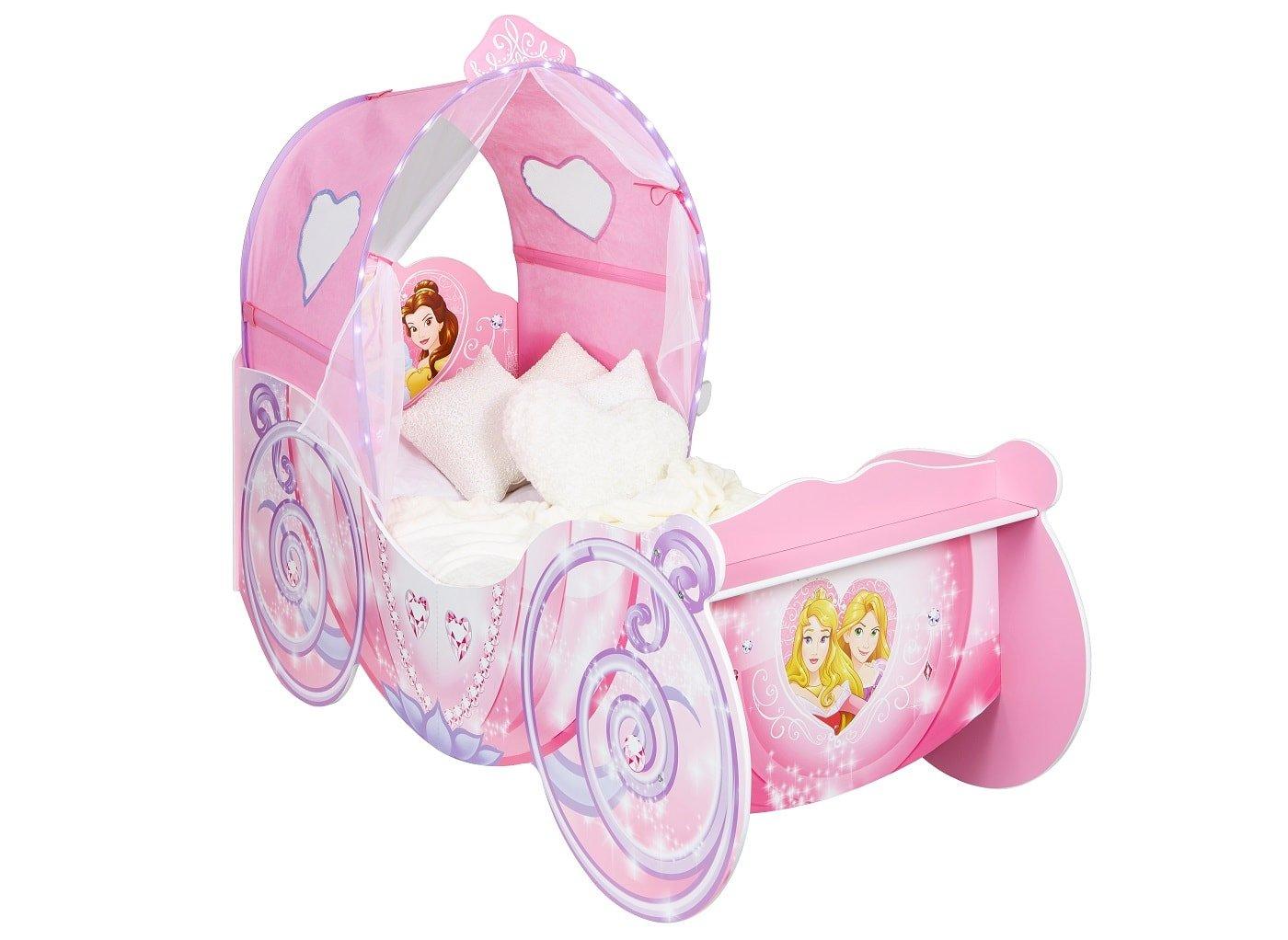Disney Princess Carriage Toddler Bed Frame With Canopy