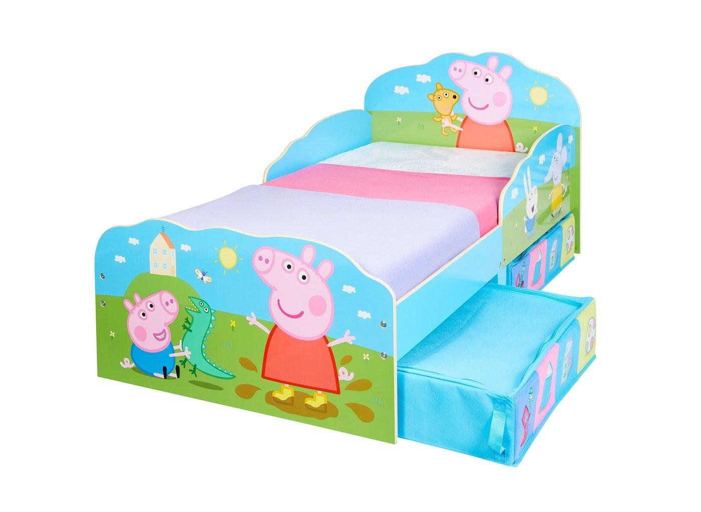 Peppa Pig Toddler Bed Frame With Storage Dreams