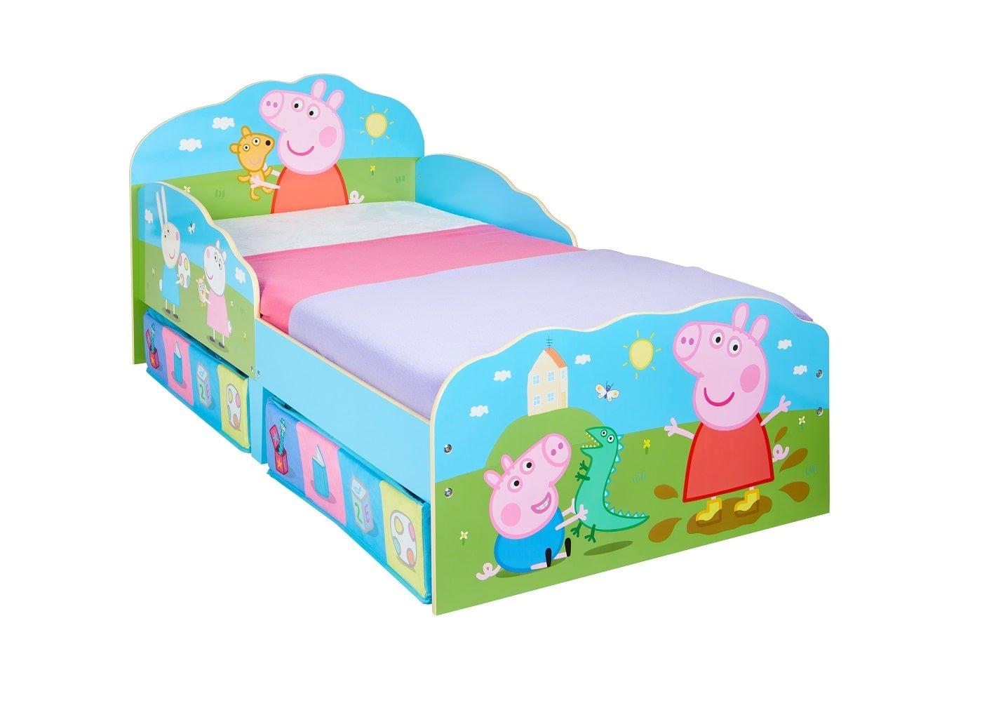 Peppa Pig Toddler Bed Frame With Storage Dreams