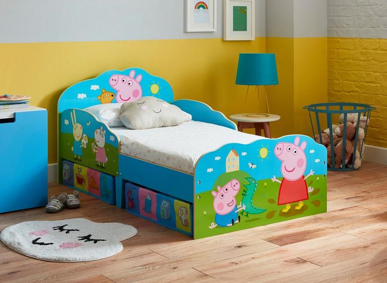 Peppa Pig Toddler Bed Frame With Storage Dreams