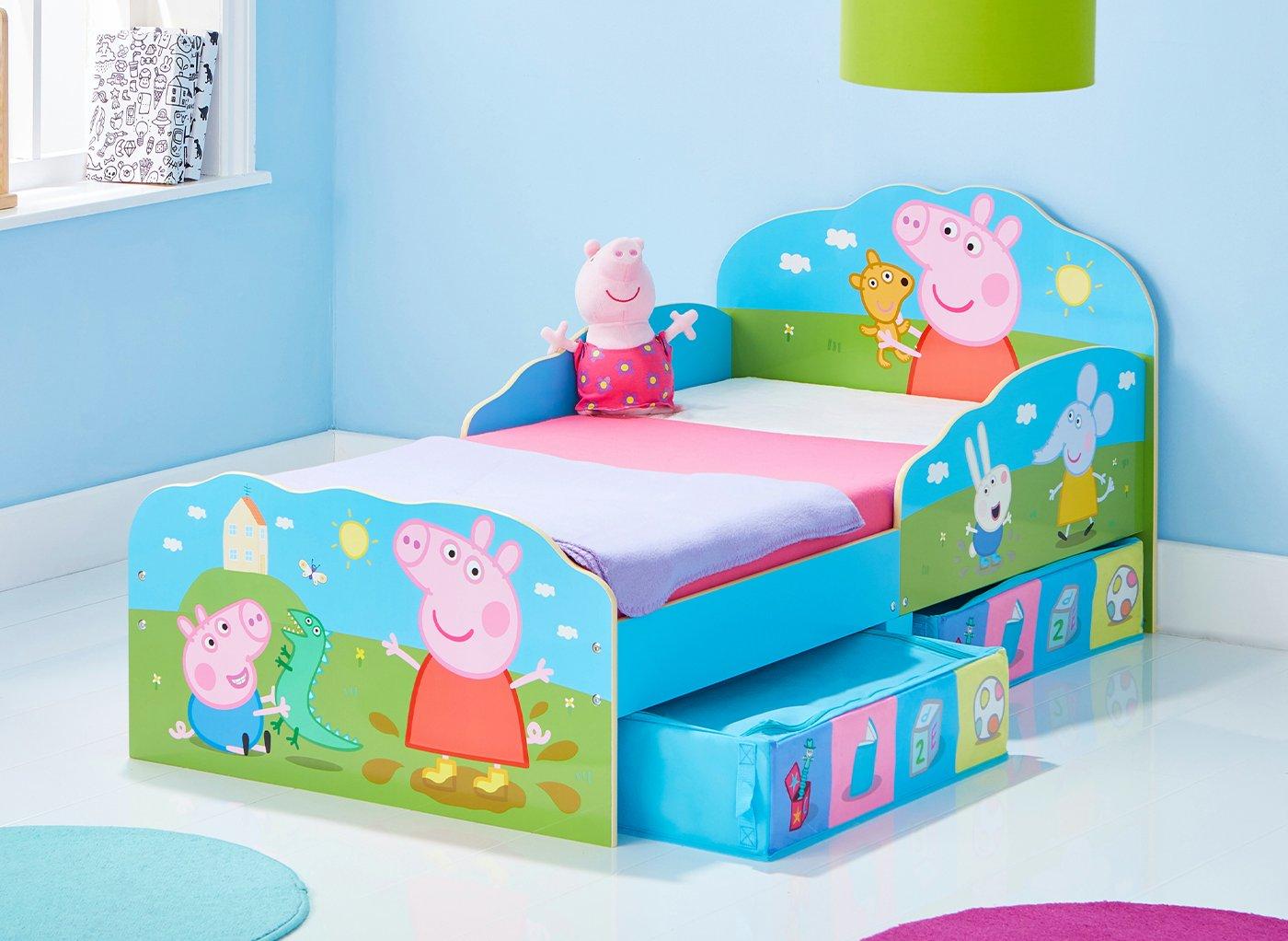 Peppa Pig Toddler Bed Frame With Storage Dreams