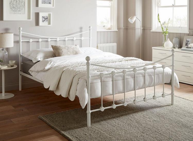 Next white metal on sale bed frame