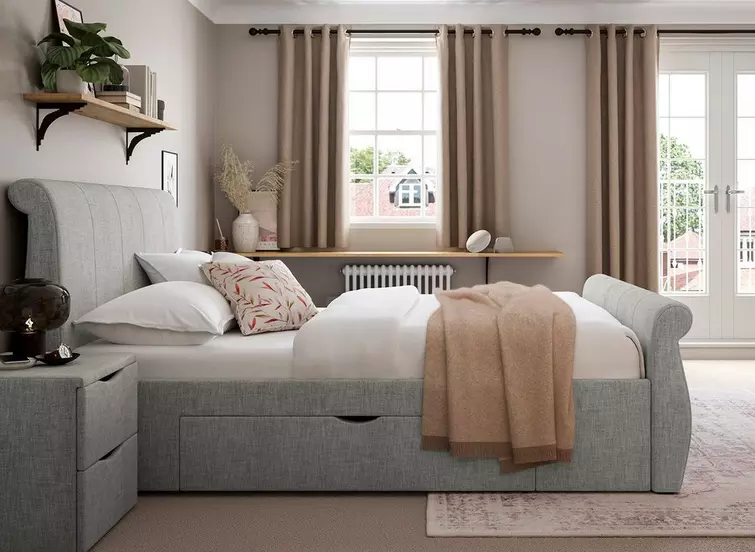 Lucia Upholstered Bed Frame Dreams