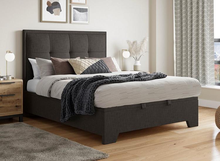 

Hopkins Fabric Upholstered Ottoman Bed Frame image 1