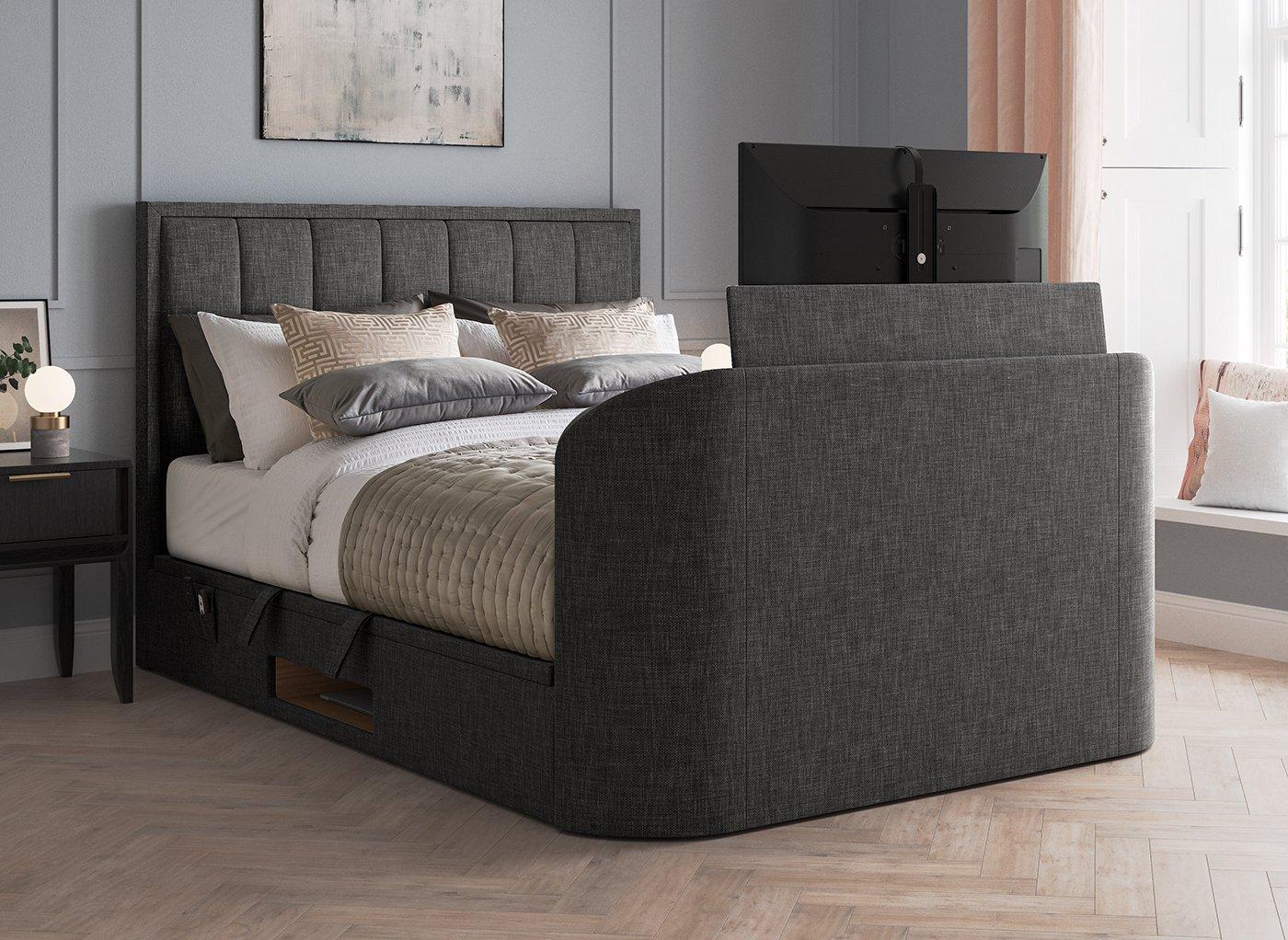 Osaka Upholstered Ottoman TV Bed Frame Dreams