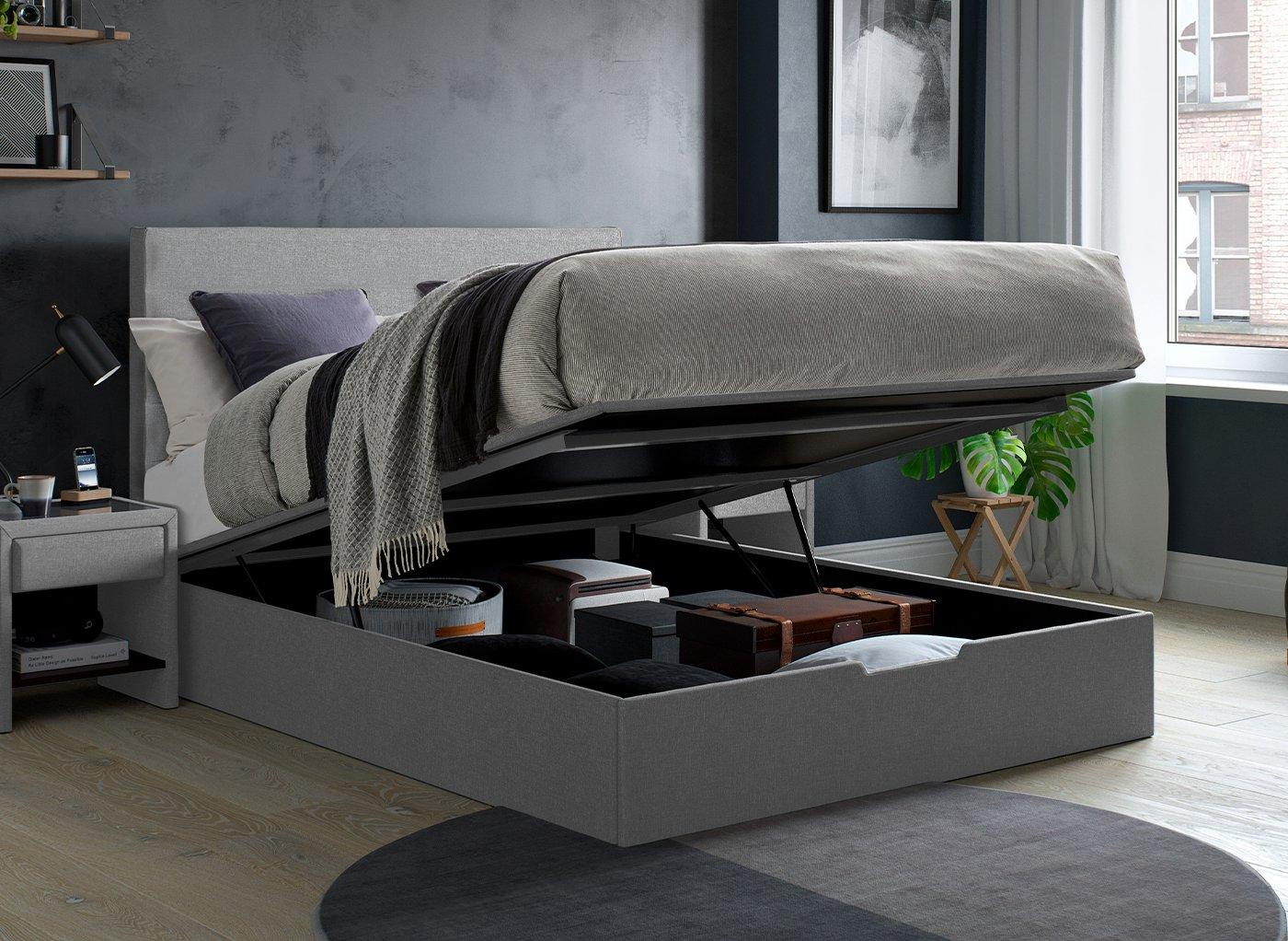 Sutton Upholstered Ottoman Bed Frame