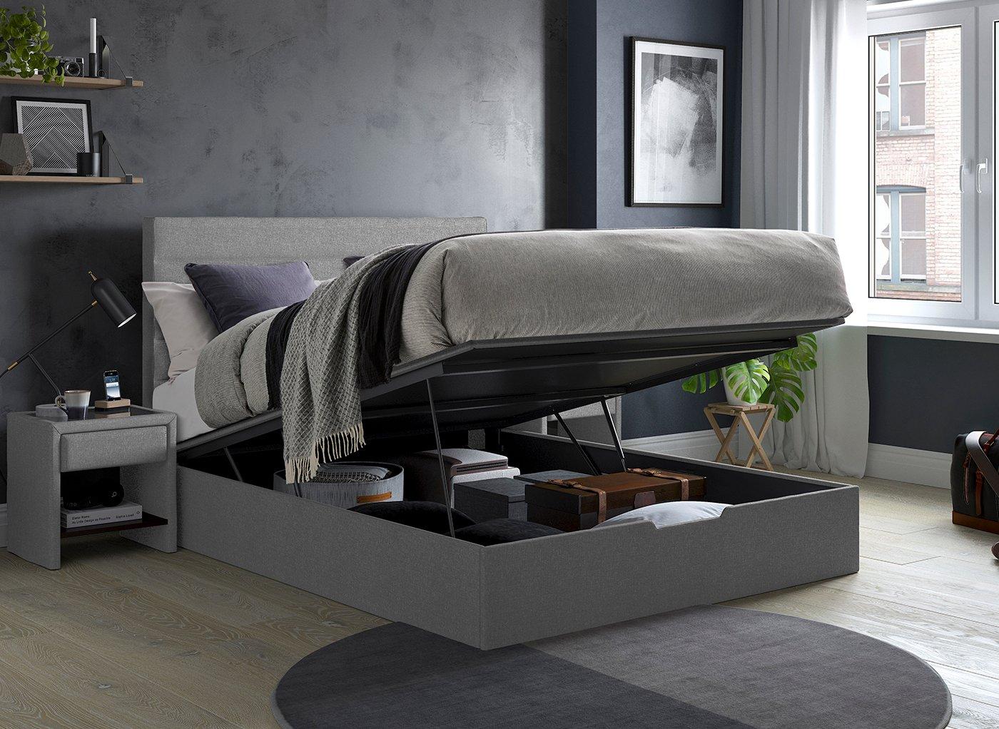 Sutton Upholstered Ottoman Bed Frame