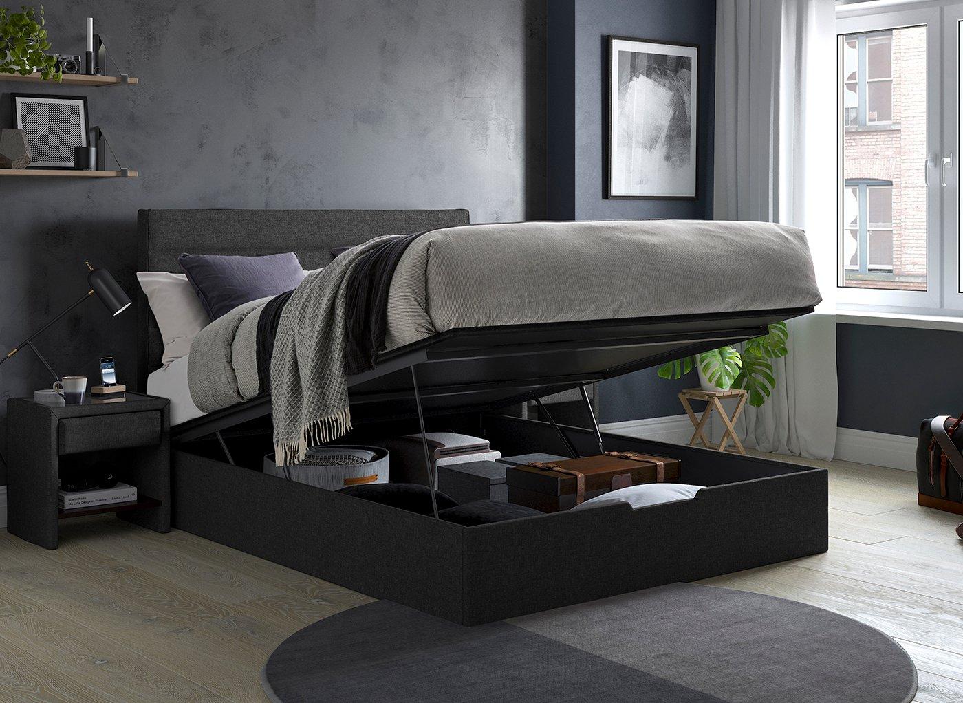 Sutton Upholstered Ottoman Bed Frame