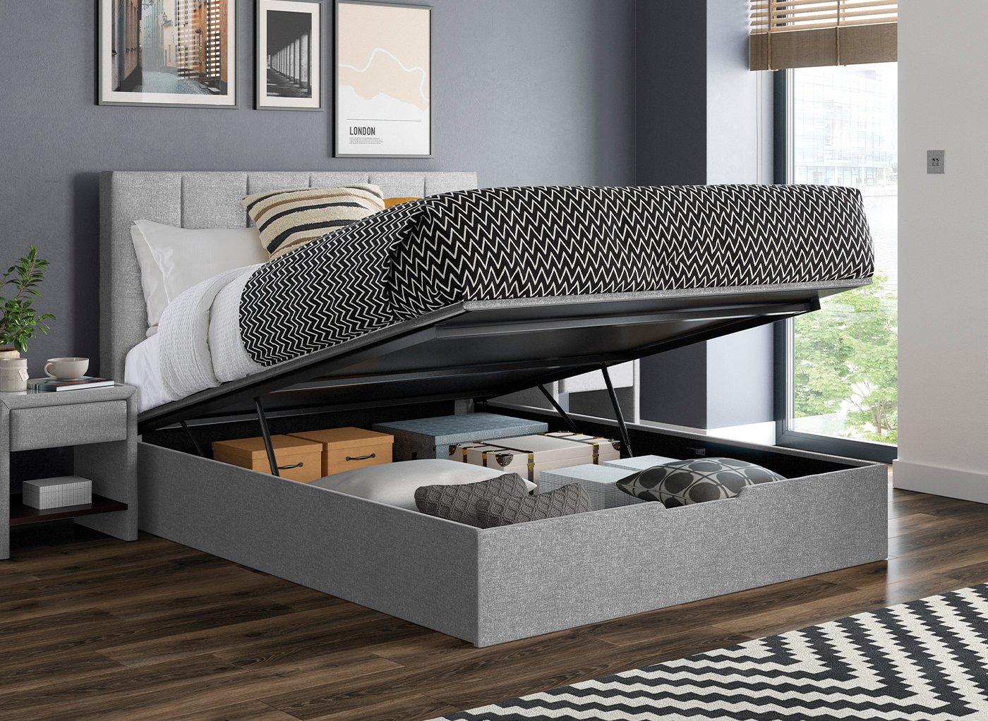 Ealing Upholstered Ottoman Bed Frame