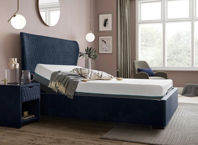 

House Beautiful Grove Sleepmotion Adjustable Velvet-Finish Bed Frame image 2