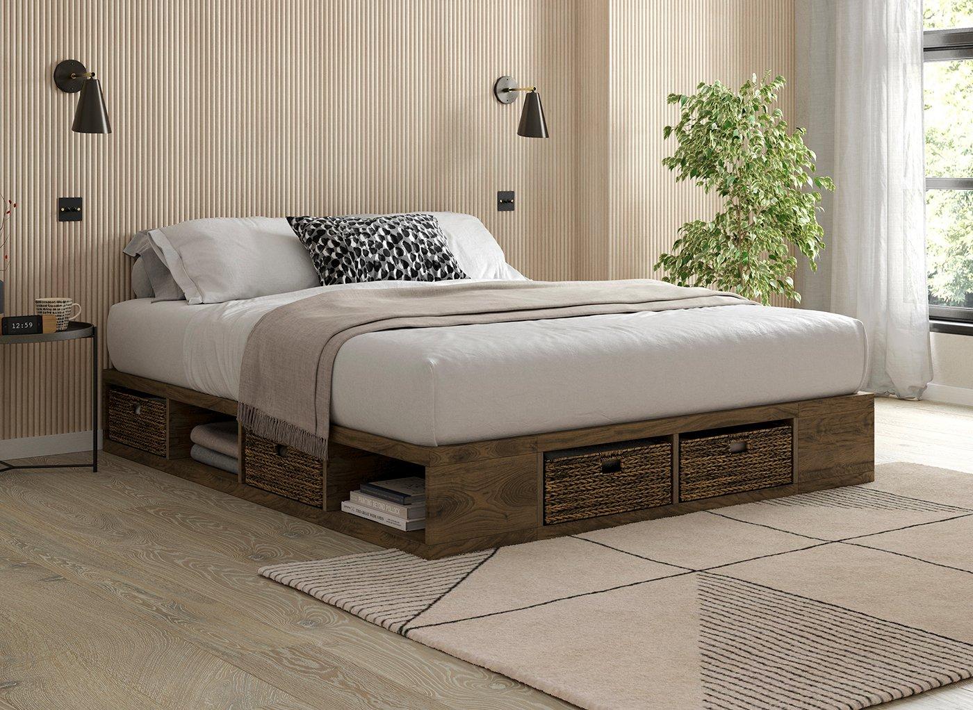 Carson Wooden Platform Bed Frame | Dreams