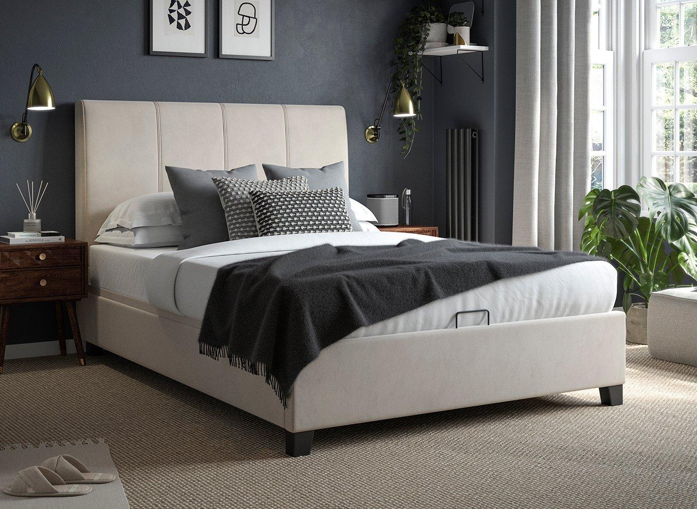 Francesca Upholstered Ottoman Bed Frame