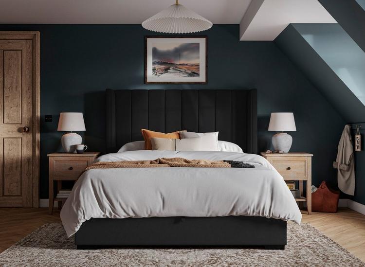 

Charlie Upholstered Ottoman Bed Frame image 2