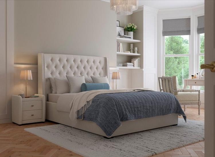 

Deacon Upholstered Bed Frame image 0