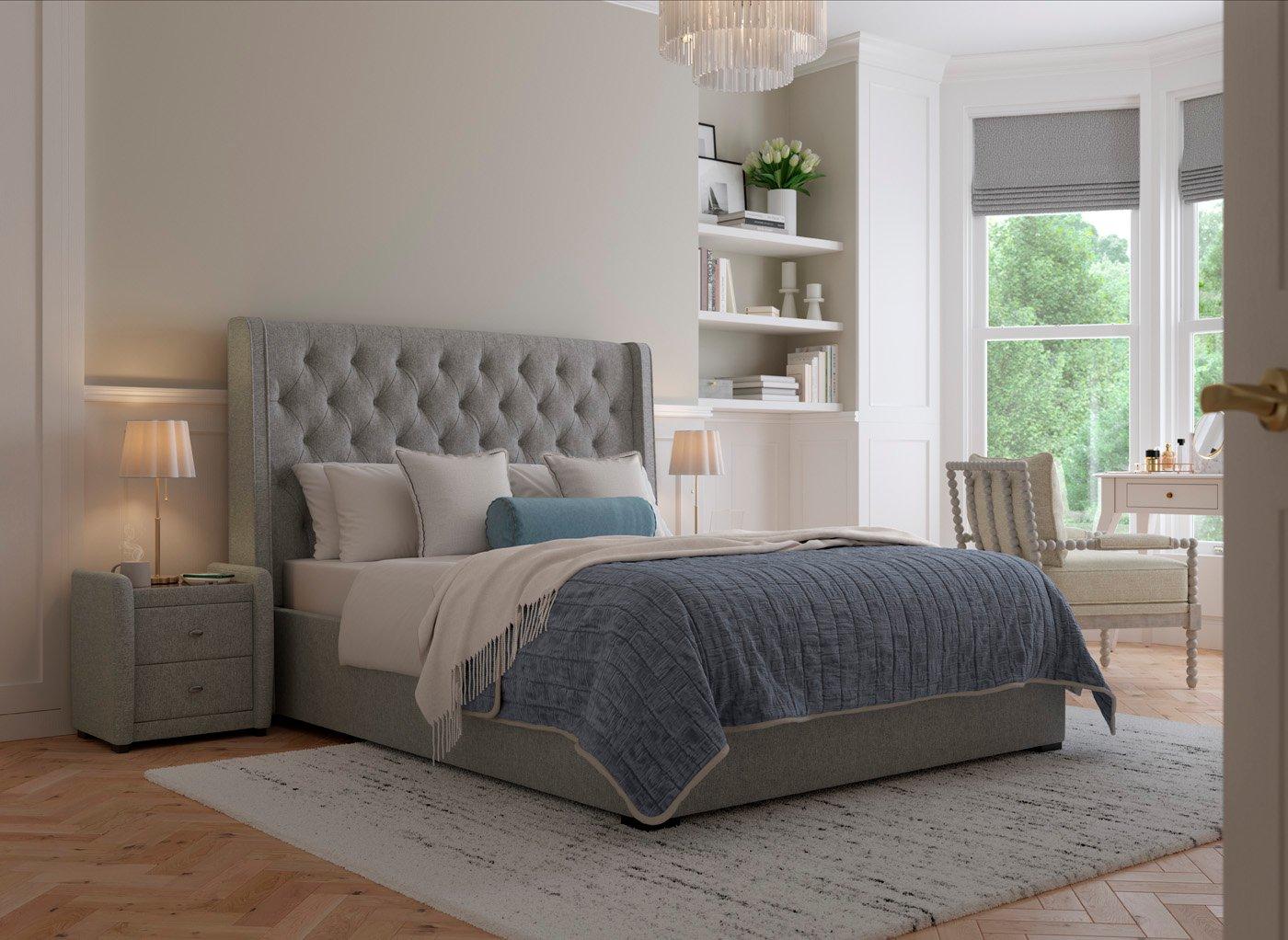 Deacon Upholstered Bed Frame