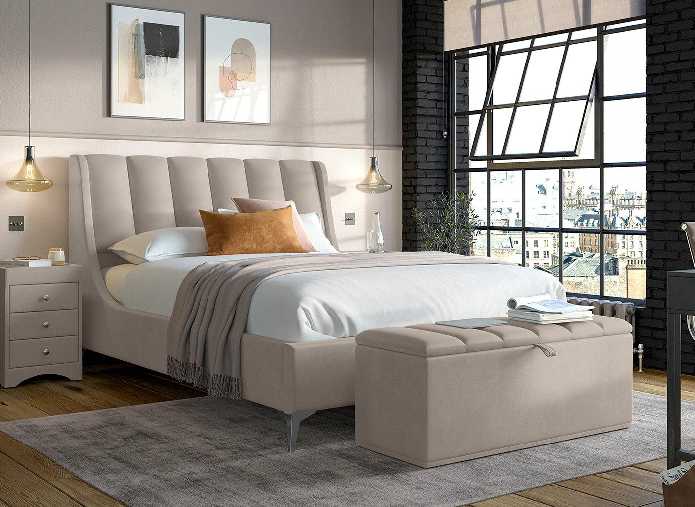 Enzo Upholstered Ottoman Bed Frame