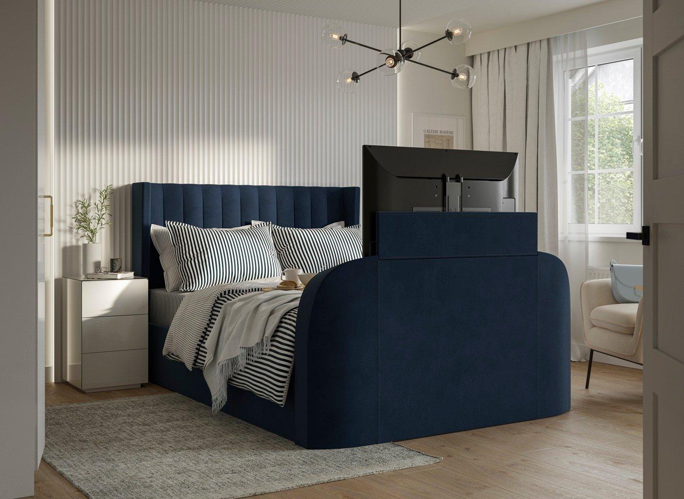 Foley Upholstered LG TV Bed Frame