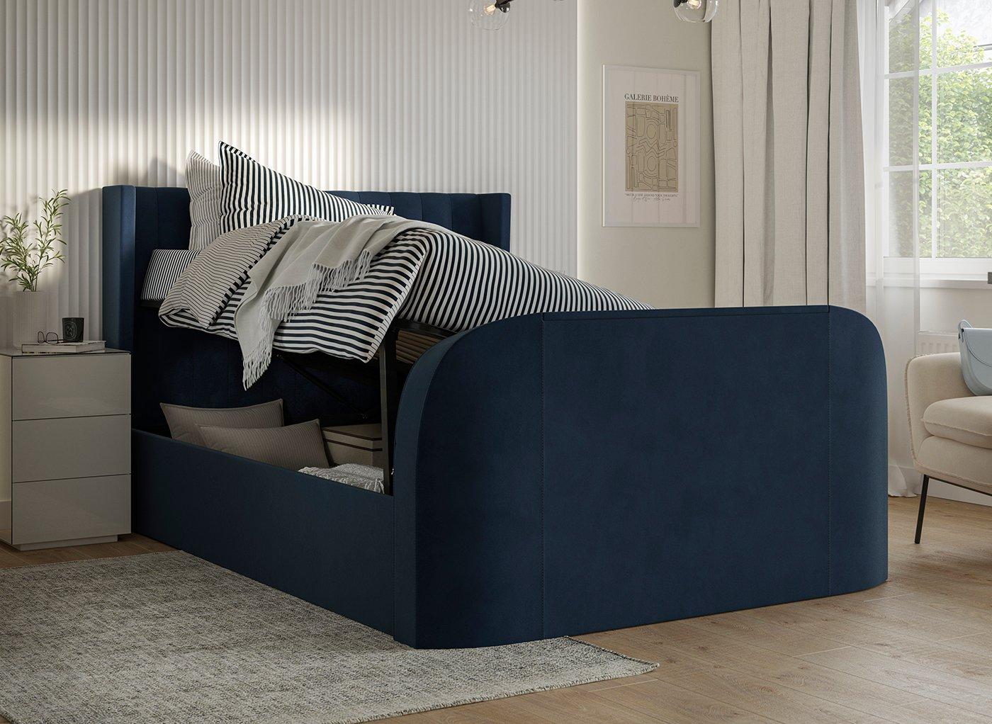 Single tv ottoman bed online