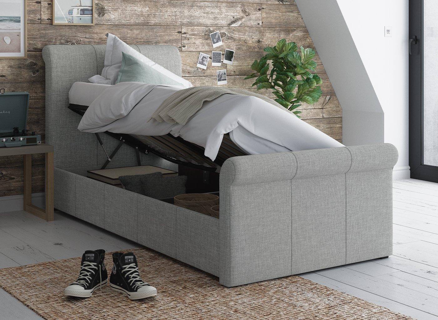 Wilson Upholstered Ottoman Bed Frame