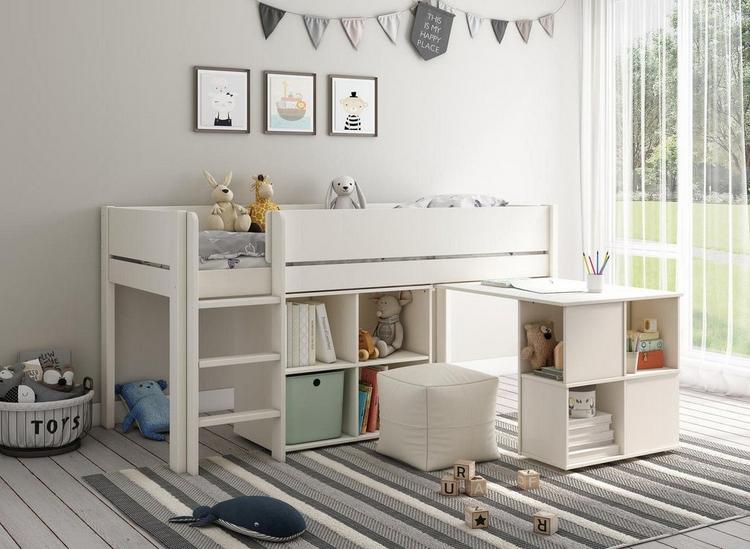 Mid sleeper best sale bed with den