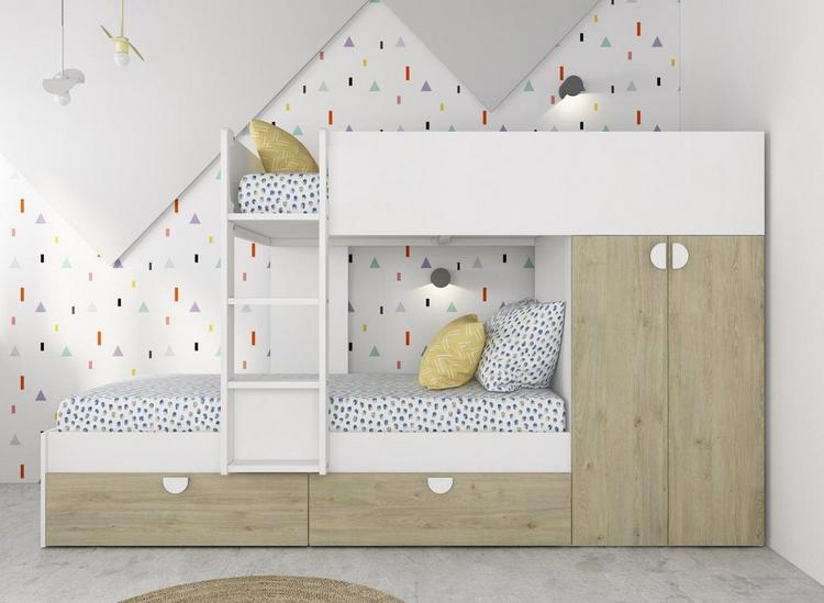 Double plus deals single bunk bed