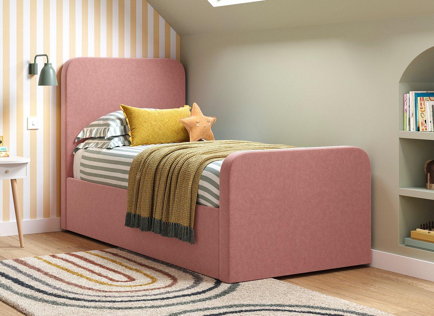 Margot Kids Upholstered Bed Frame with Storage