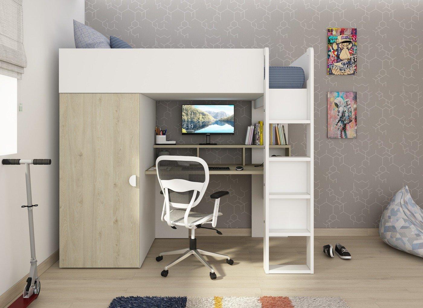 Wren Kids Wooden High Sleeper