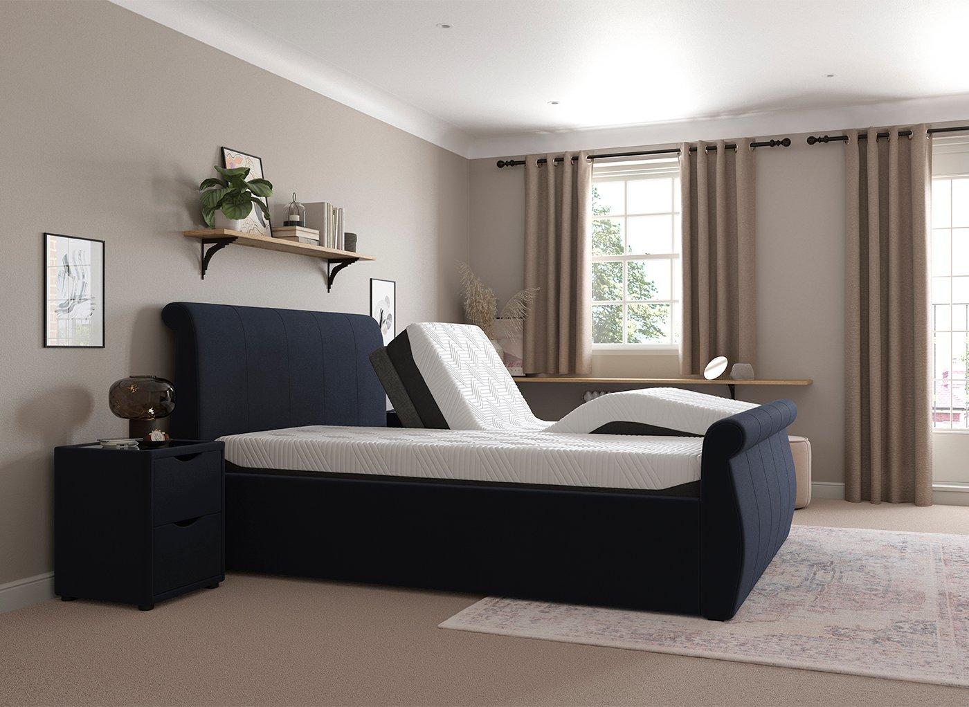 Lucia Sleepmotion Adjustable Upholstered Bed Frame