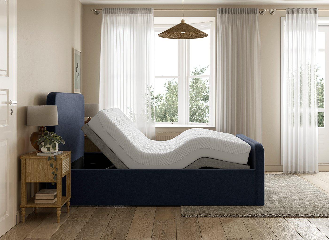 Margot Sleepmotion Adjustable Bouclé Bed Frame