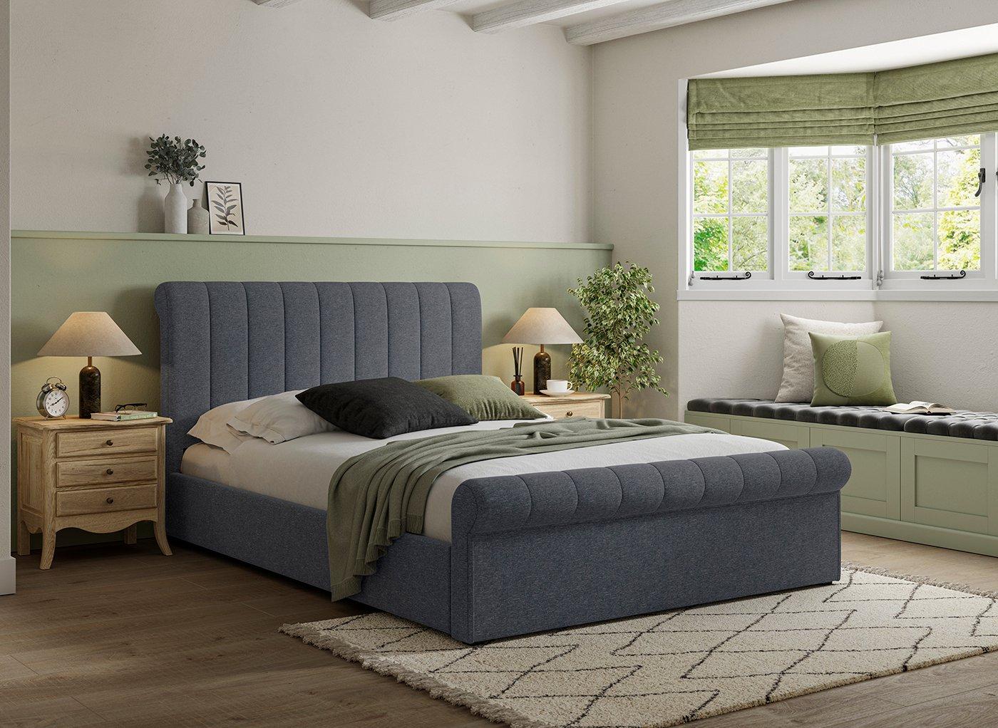 Sandy Upholstered Ottoman Bed Frame