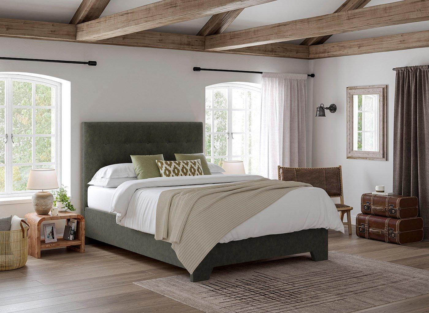 Clearance Jenkins Upholstered Ottoman Bed Frame